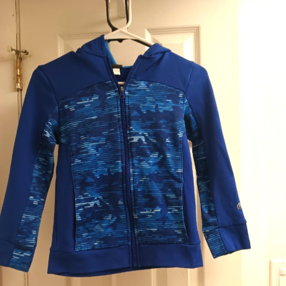 Boys zip up and hooded sweatshirt size 8/10